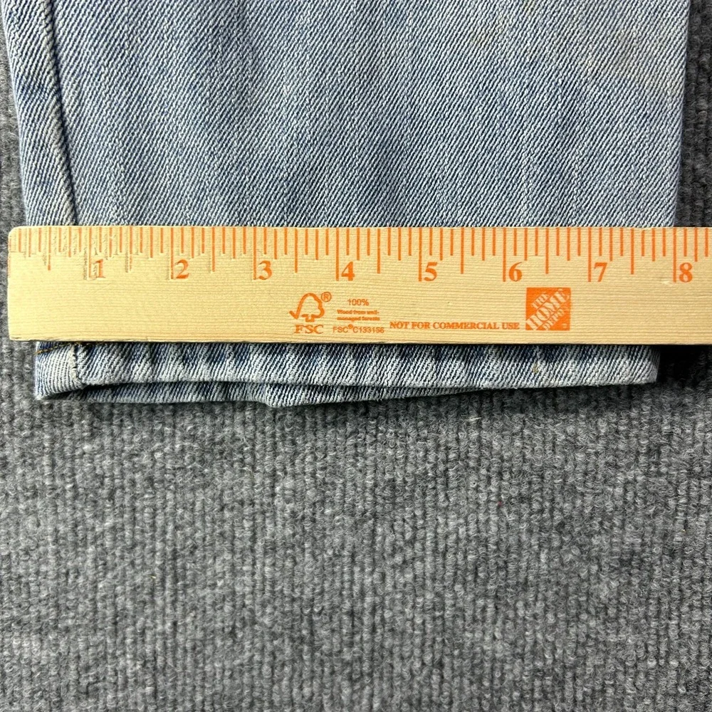 Levi's 550 Relaxed Fit Jeans Mens Light Blue Wash Denim Cotton Zip Fly - 33X32.5
